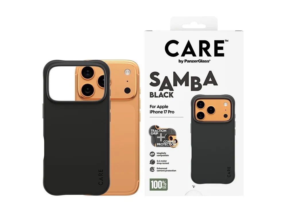 PanzerGlass CARE by PanzerGlass Samba - Hintere Abdeckung für Mobiltelefon - MagSafe-Kompatibilität - Thermoplastisches Polyurethan (TPU)