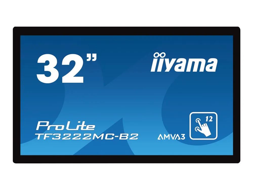 Iiyama TF3222MC-B2 - 80 cm (31.5 Zoll) - LED - 1920 x 1080 Pixel - 500 cd/m² - Full HD - 16:9