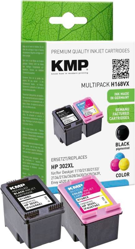KMP Tintenpatrone H168V OEM HP 302XL