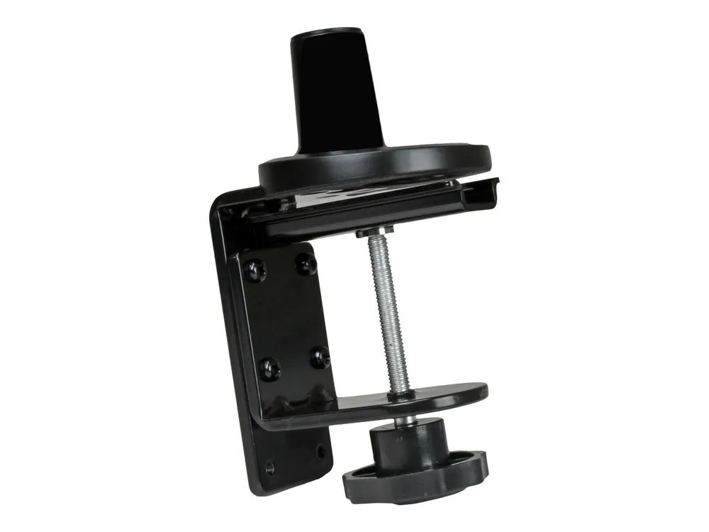 StarTech.com ARMSLIM Monitorhalterung (mit Tischhalterung, Monitorarm mit Kabelmanagement, für bis zu 34 Zoll Bildschirme) - Befestigungskit - einstellbarer Arm - für LCD-Display - Kunststoff, Stahl - Schwarz - Bildschirmgröße: 66 cm (12"-34")
