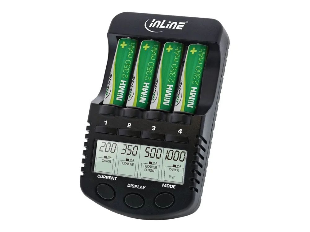 InLine Ladegerät NiCd+NiMH AA und AAA