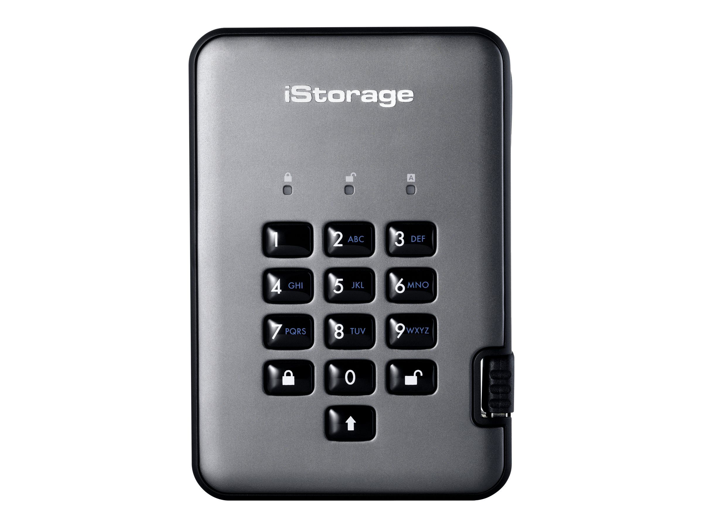 iStorage diskAshur PRO² - Festplatte - verschlüsselt - 1 TB - extern (tragbar)
