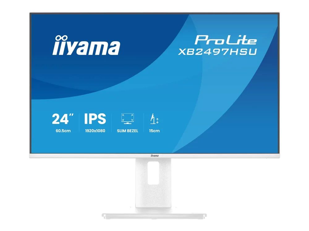 Iiyama XB2497HSU-W1 24" LCD Business Full HD IPS White - 24" - IPS