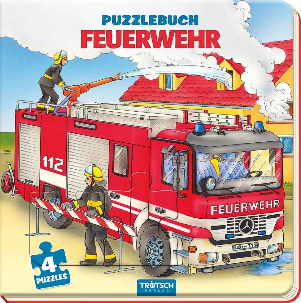 Trötsch Verlag GmbH & Co. KG Puzzlebuch Feuerwehr