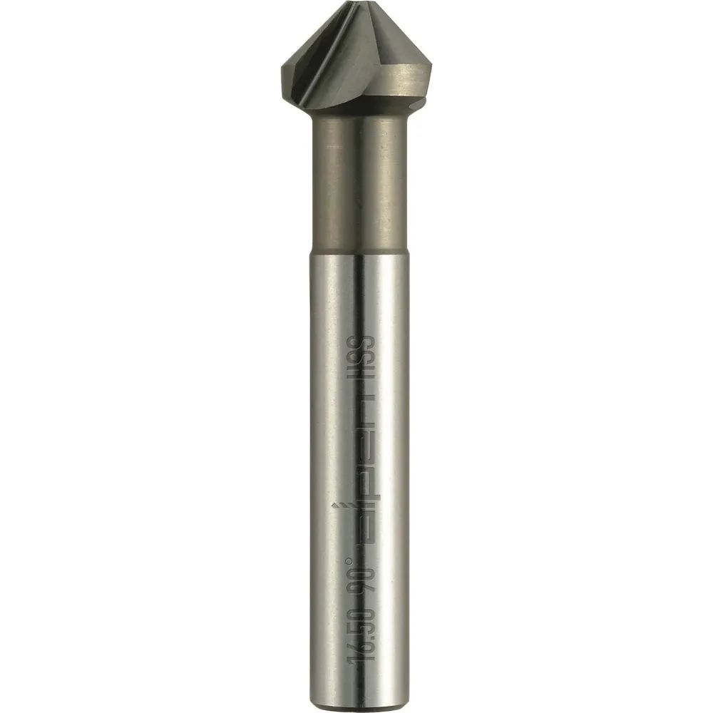 ALPEN Kegelsenker DIN335C Z=3 90 Grad HSS 25.0 mm Zylinderschaft 10 mm