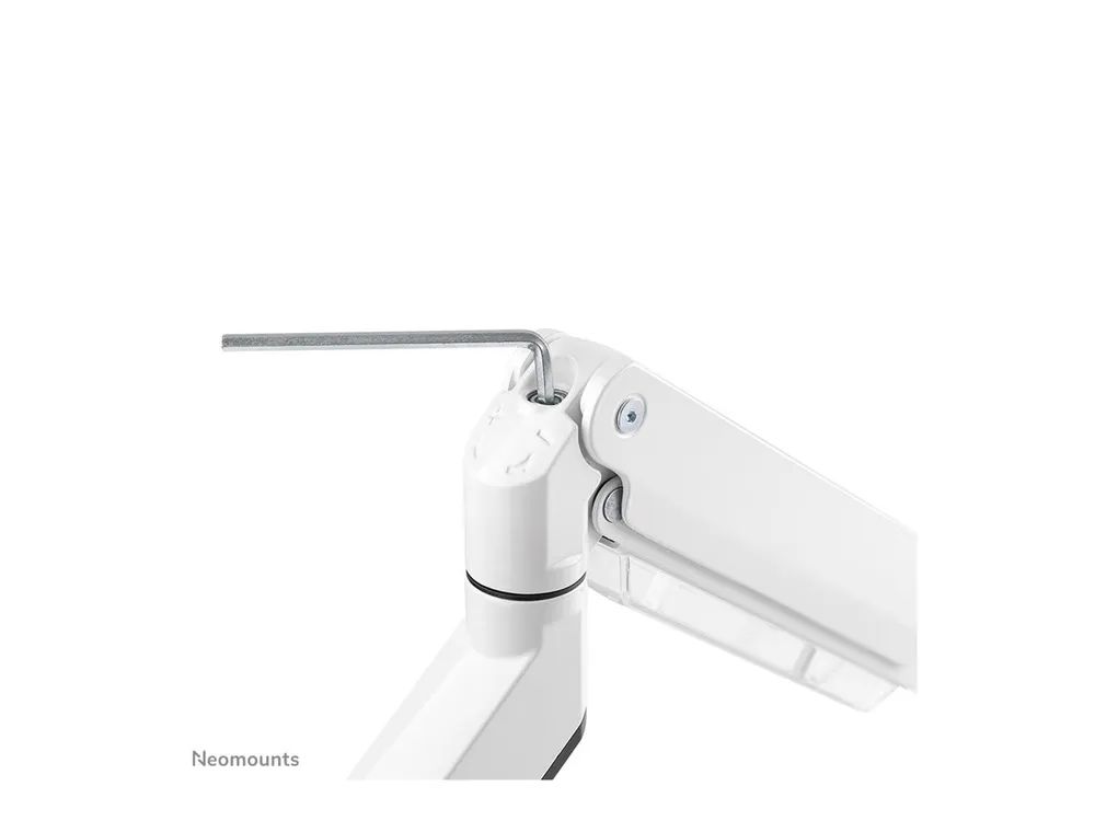 Neomounts NM-D775PLUS - Befestigungskit - Voll beweglich - für LCD-Display - Aluminium - weiß - Bildschirmgröße: 25.4-124.5 cm (10"-49")