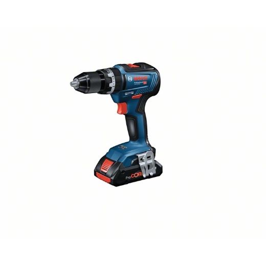 Akku-Schlagbohrschrauber GSB 18V-55, 2 Akku, Ladeg., 100-tlg. Zubh.-Set, L-Case
