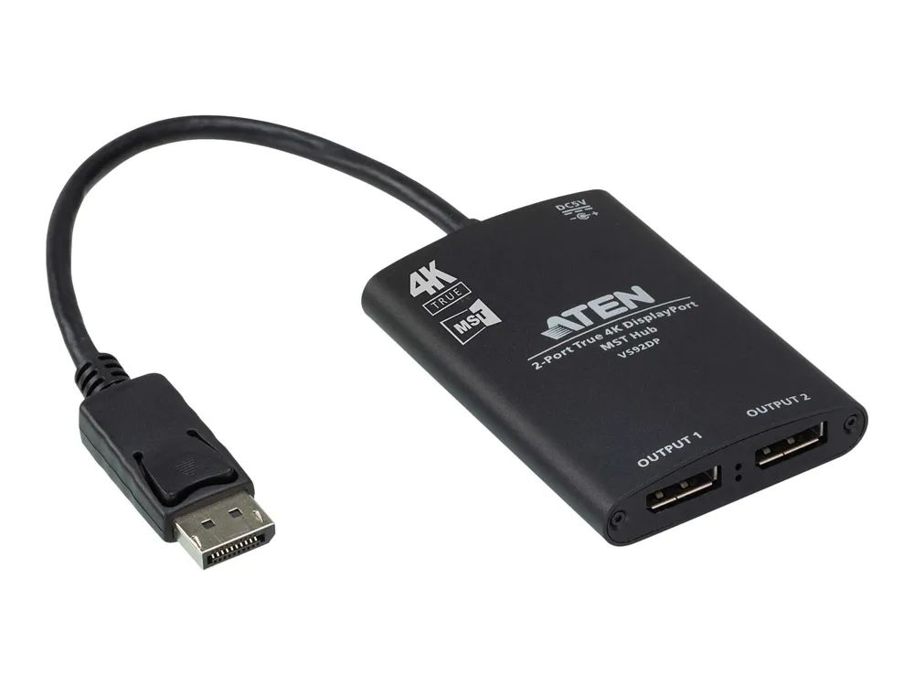 ATEN VS92DP - Video-Verteiler - 2 x DisplayPort
