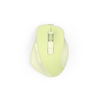 Hama Funkmaus "WM-500", ergonomisch, 6 Tasten, ohne Klickgeräusch, Akku, Grün