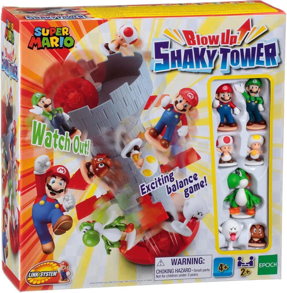 EPOCH Traumwiesen GmbH Super Mario™ Blow Up! Shaky Tower