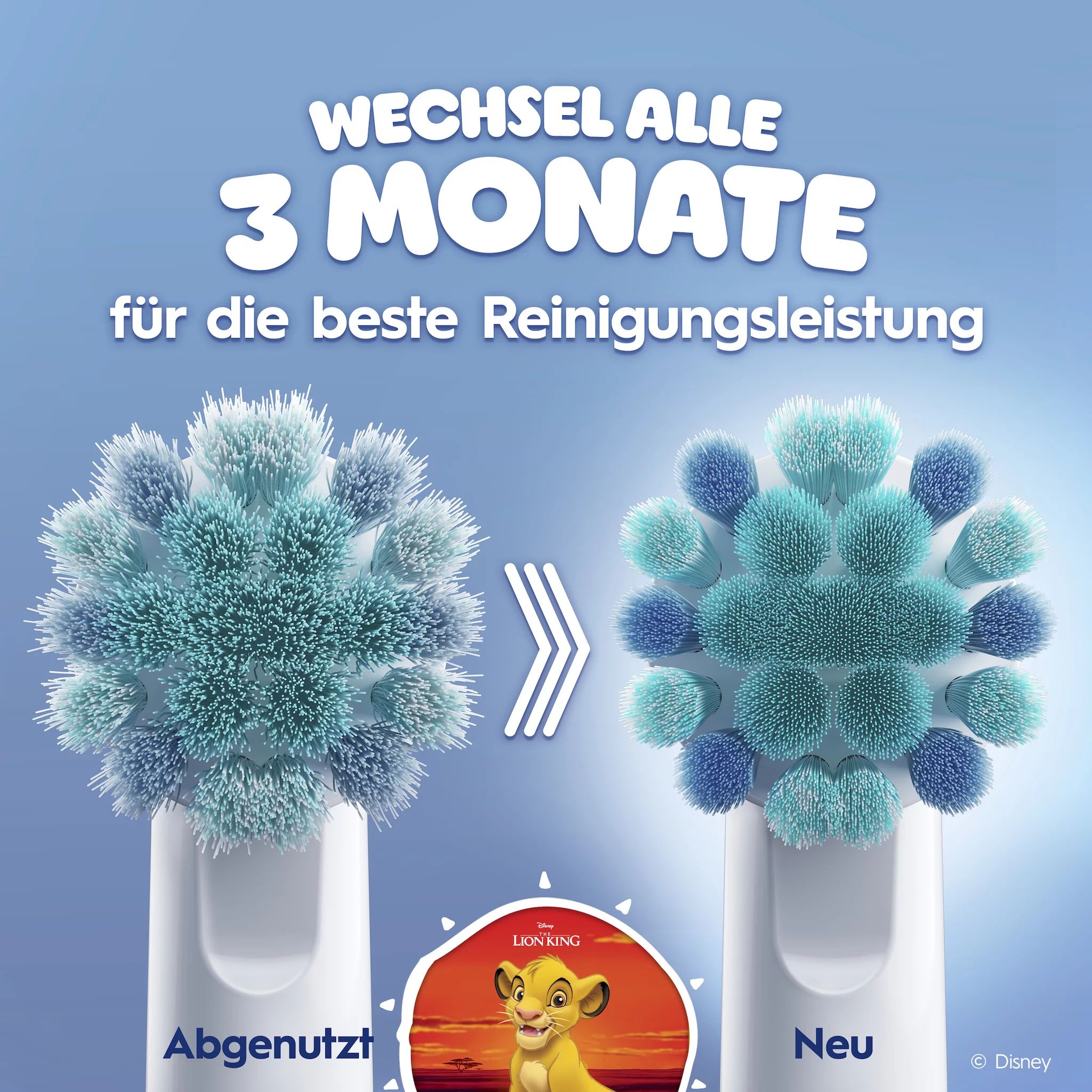 Oral-B Aufsteckbürsten König der Löwen 16er FFS