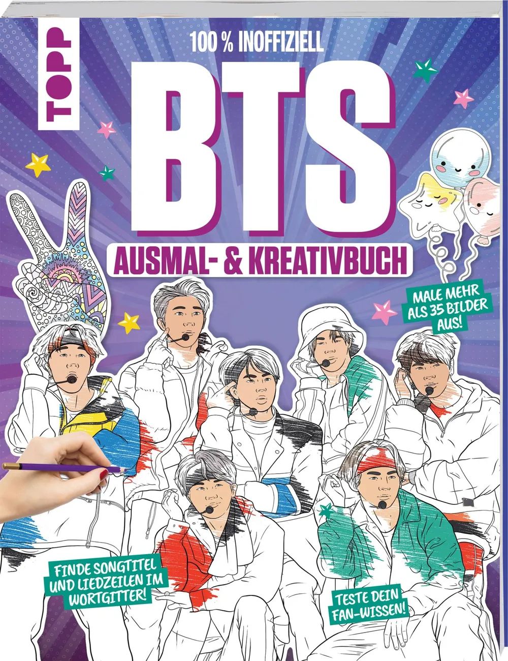 frechverlag GmbH BTS inoffizielles Ausmal- & Kreativbuch