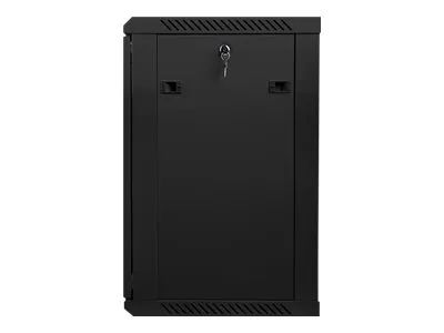 Lanberg Schrank Netzwerkschrank - geeignet für Wandmontage - Schwarz, RAL 9004 - 15U - 48.3 cm (19")
