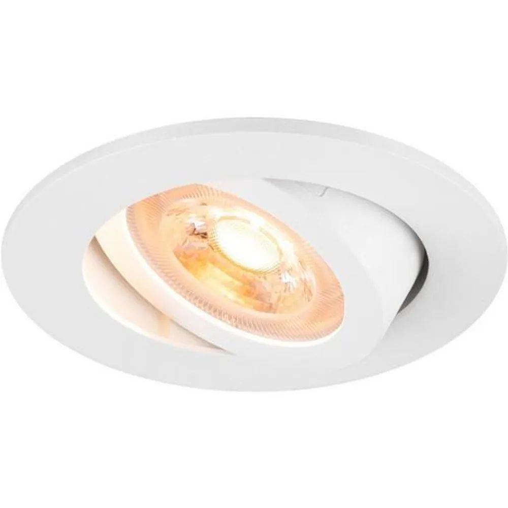 SLV EINBAULEUCHTE RUND 10W GU10 / SLV NEW TRIA 68 WEIß 1007368