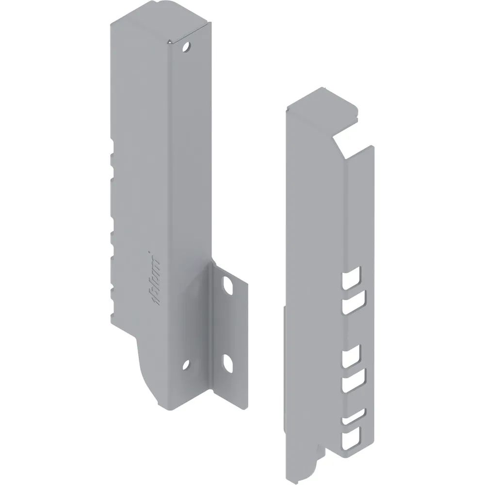 BLUM TANDEMBOX antaro Rückwandhalter Spüle Höhe C, grau RAL 9006