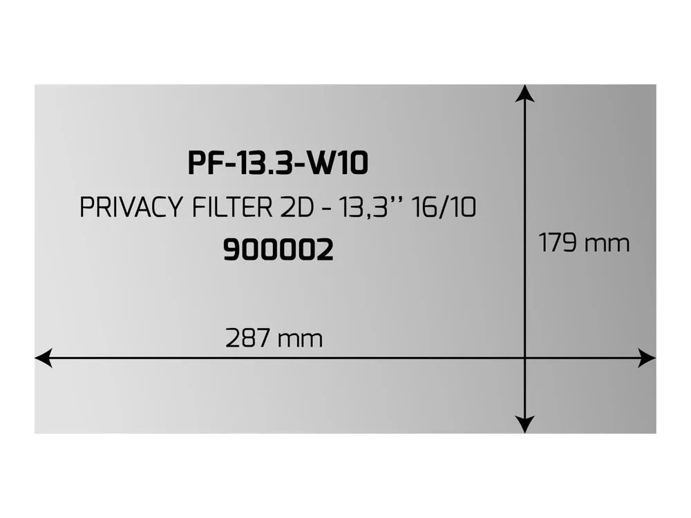 PORT Designs PORT Professional - Blickschutzfilter für Bildschirme - 33,8 cm Breitbild (13,3 Zoll Breitbild)
