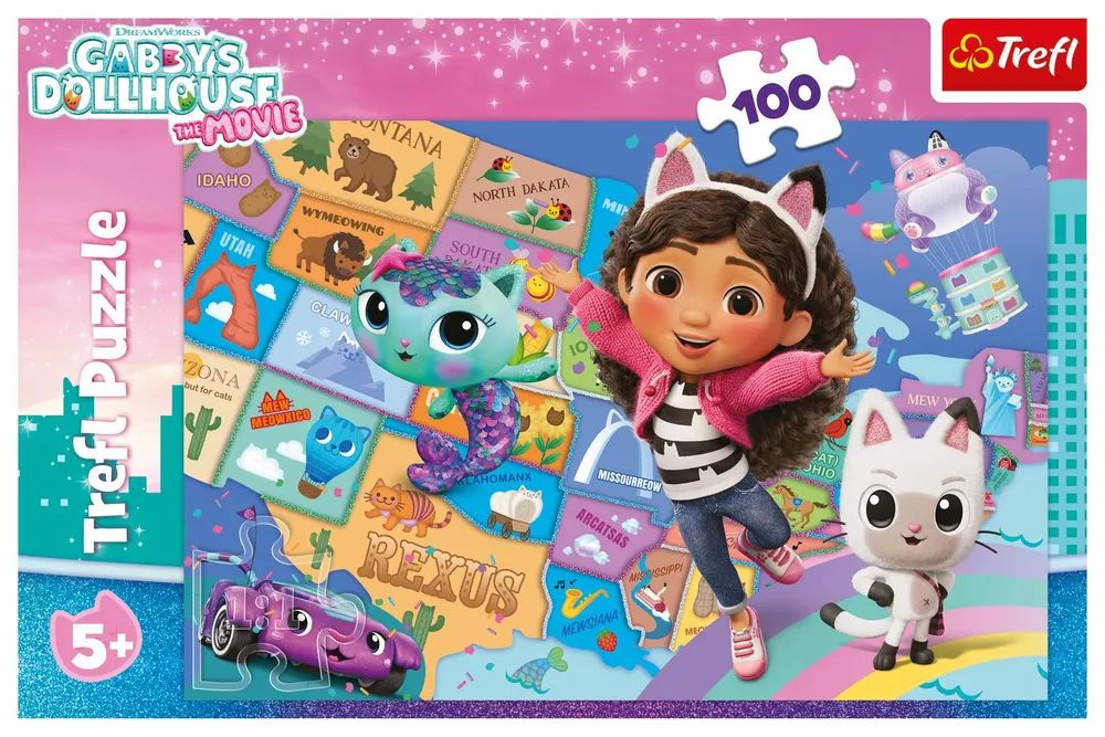 Trefl S.A. Pz. Gabby's Dollhouse der Film 100T