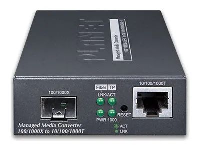 Planet Medienkonverter - 1GbE - 10/100/1000Base-T, 100/1000Base-X - RJ-45 / SFP (mini-GBIC)