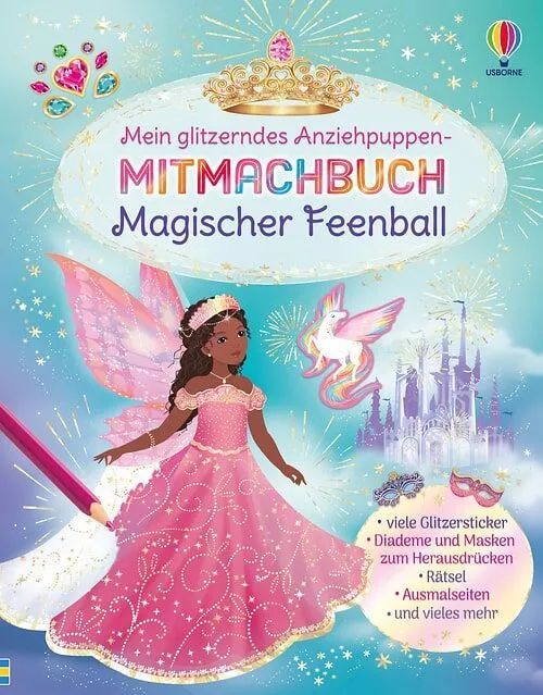 dtv Verlagsgesellschaft mbH & Co.KG Mein glitzerndes Anziehpuppen-Mitmachbuc