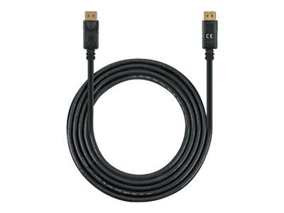 Manhattan DisplayPort 1.4 Cable, 8K@60hz, 2m, PVC Cable, Male to Male, With Latches, Fully Shielded, Black, Lifetime Warranty, Polybag - DisplayPort-Kabel - DisplayPort (M)