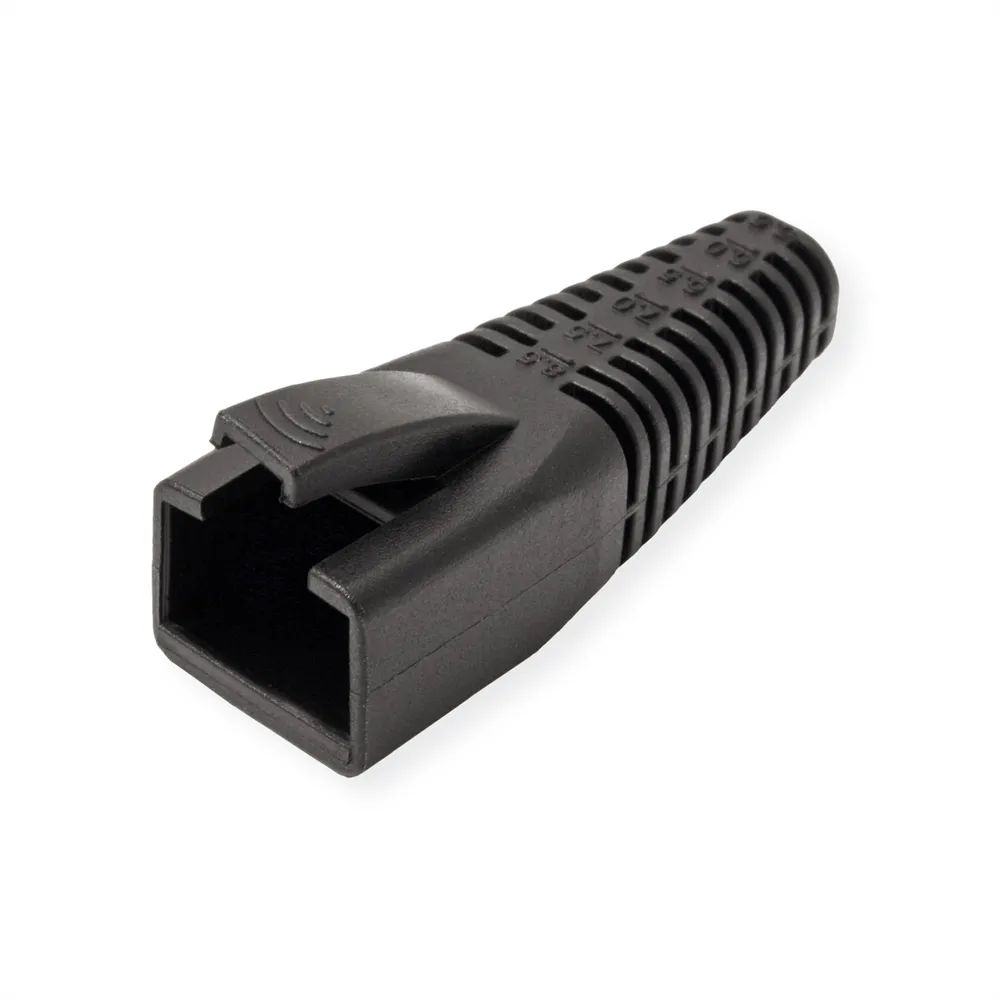 ROLINE Knickschutztülle für RJ-45, 10 Stck, schwarz