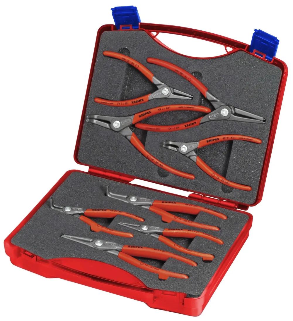KNIPEX Werkzeug-Box "SRZ" Sicherungsringzangen 8-teilig 270 mm