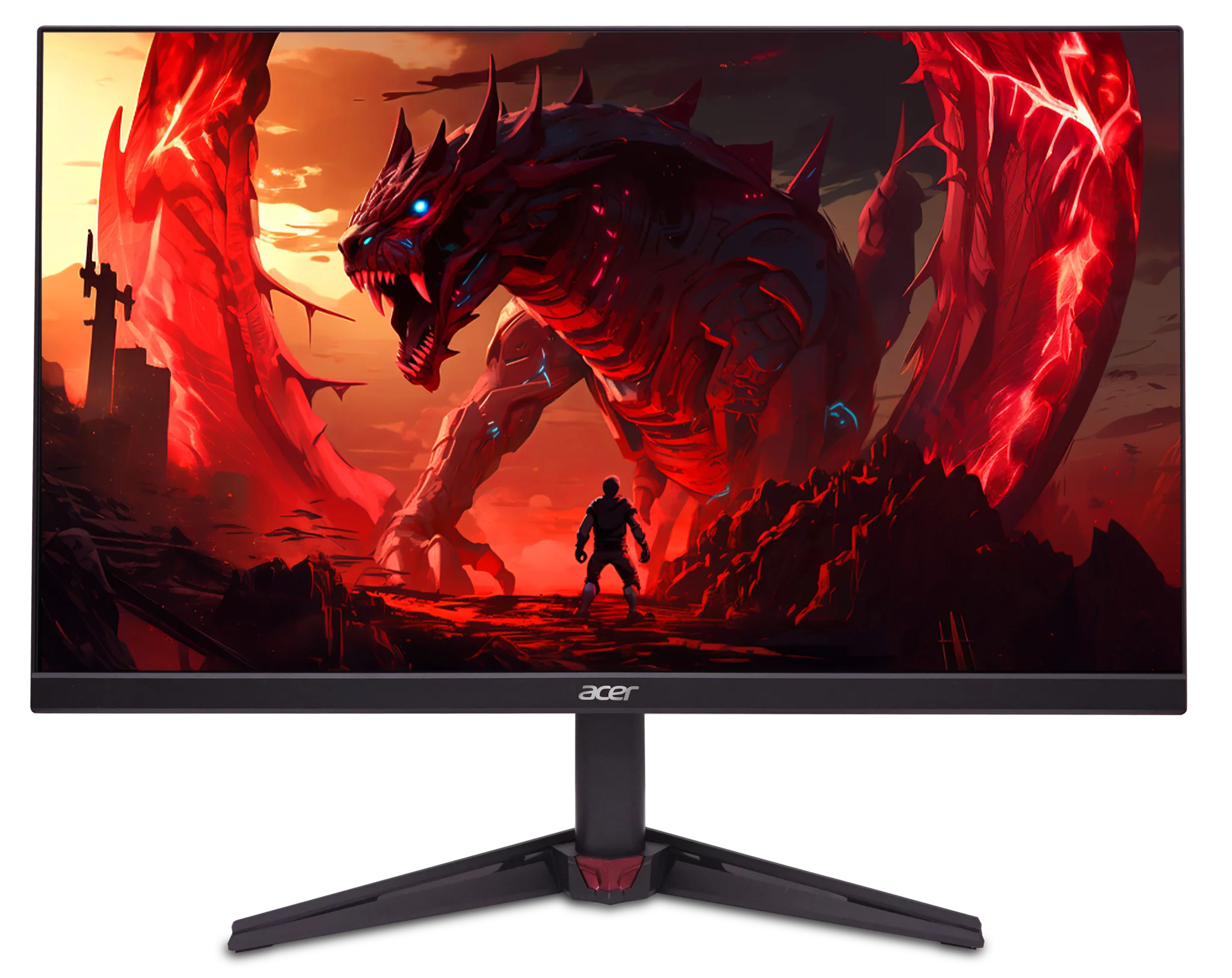 Acer Nitro VG240YX1 schwarz/rot FullHD VA HDR - 60,5 cm - 23,8"