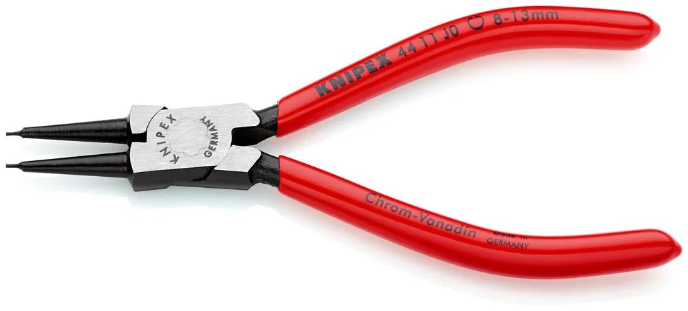 KNIPEX Sicherungsringzange für Innenringe in Bohrungen mit Kunststoff überzogen schwarz atramentiert 140 mm