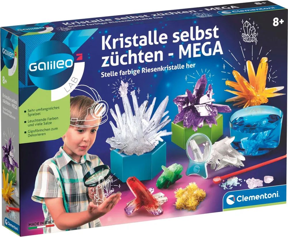 Clementoni GmbH Galileo - Kristalle selbst züchten-Mega
