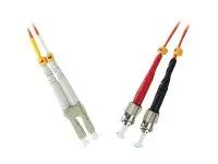 MicroConnect Netzwerkkabel - LC/PC Multimode (M) 3m orange