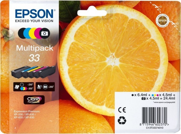 Epson Tinte 33 Multipack Orange