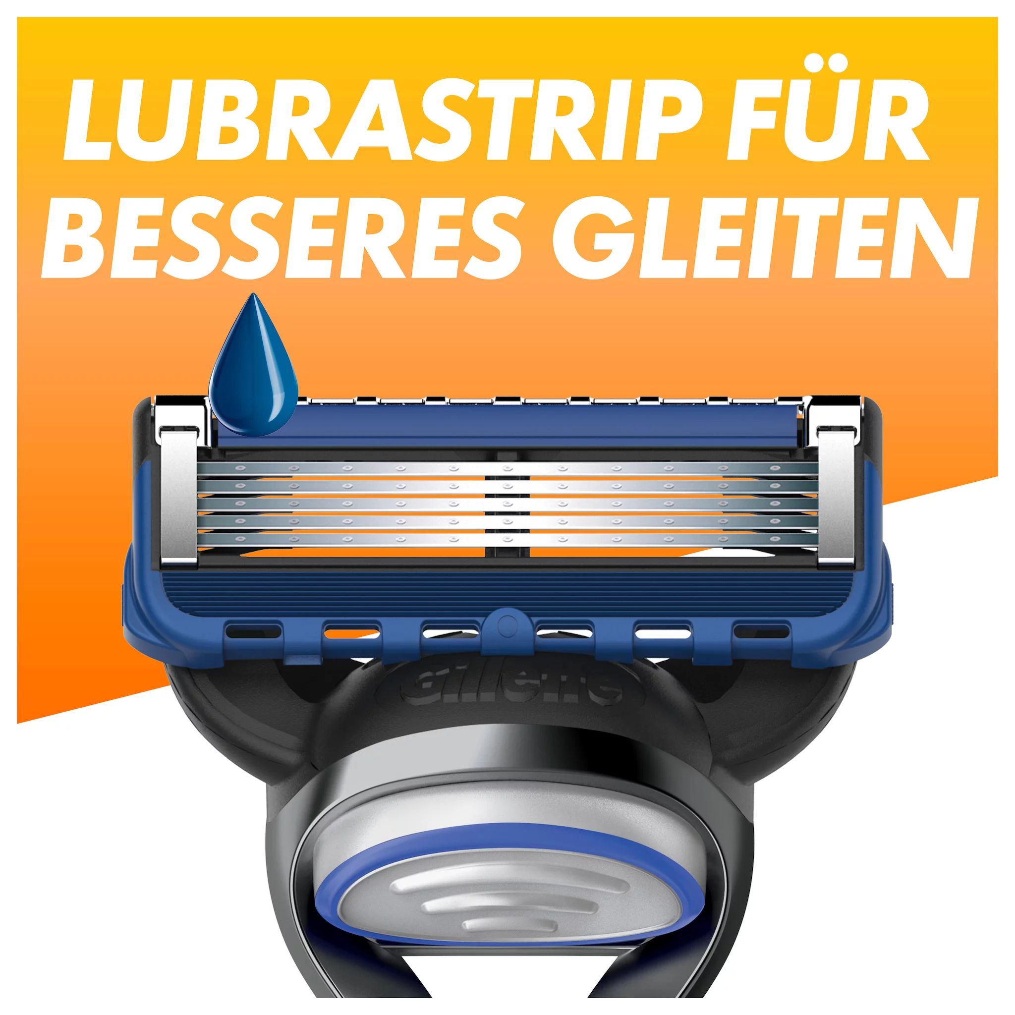 Gillette Fusion 5 Sport Rasierer für Männer + 4 Rasierklingen