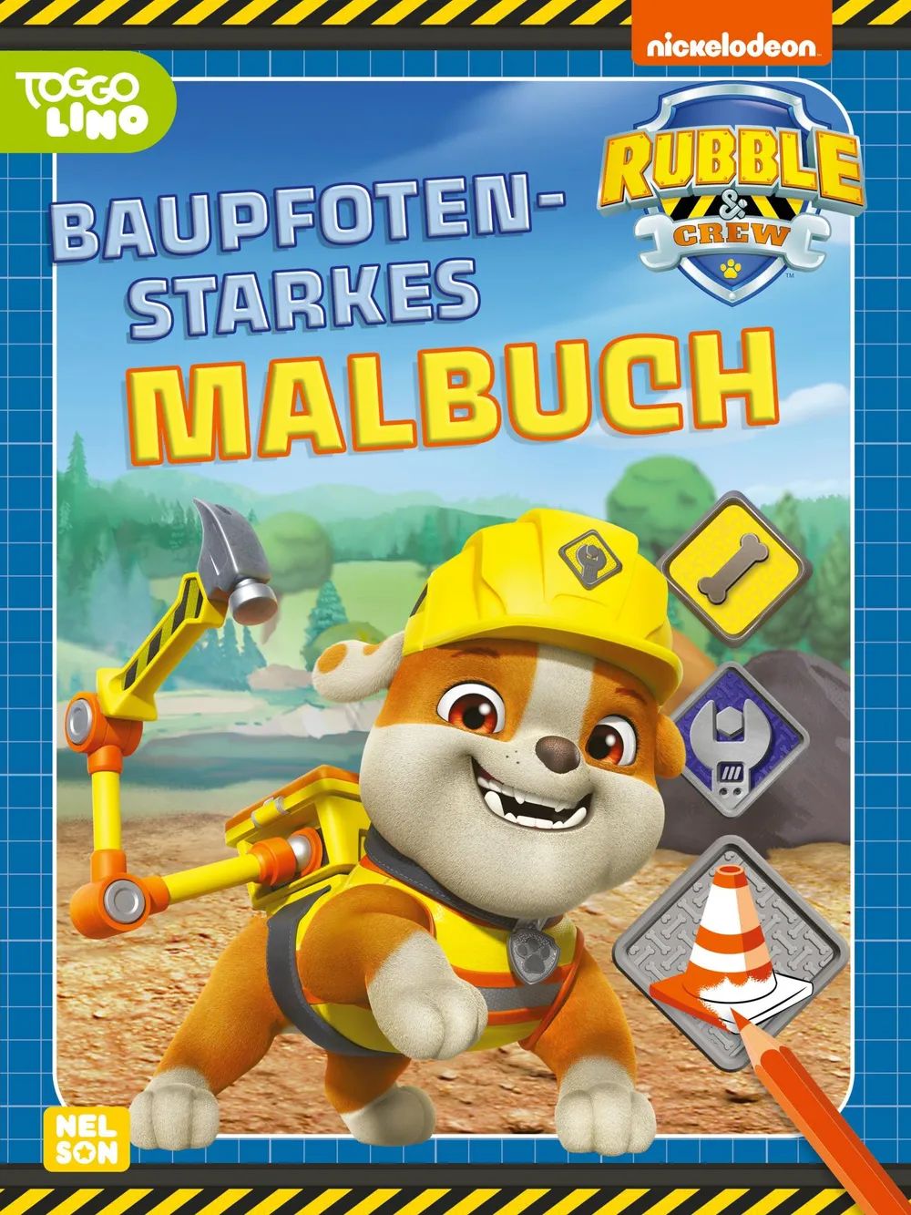 Carlsen Verlag GmbH Rubble & Crew Baupfotenstarkes Malbuch