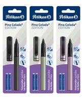 Pelikan Pina Colada Edition - Stick Pen - Gemischte Farben - Blau - 0,7 mm - Fein - Beidhändig