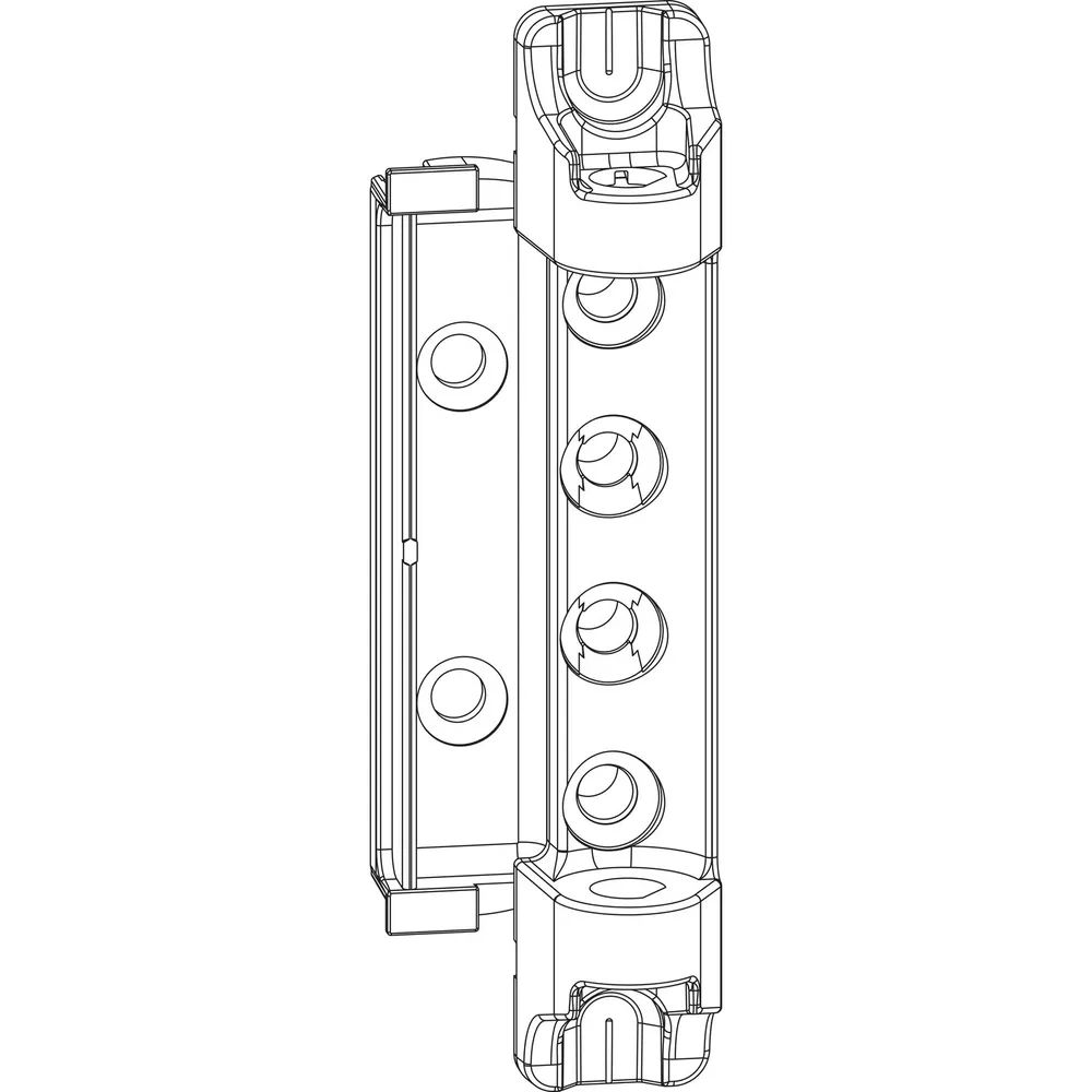 MACO Scherenlager DT160, 4/18 und 12/18 mm, 160 kg, silber (227470)