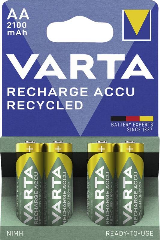 Varta RECHARGE ACCU Recycled AA 2100mAh Blister 4
