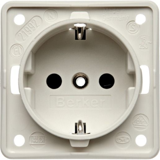 Berker SCHUKO-STECKDOSE POLARW. MATT / BERKER 0941852502 B.MOBIL 941852502