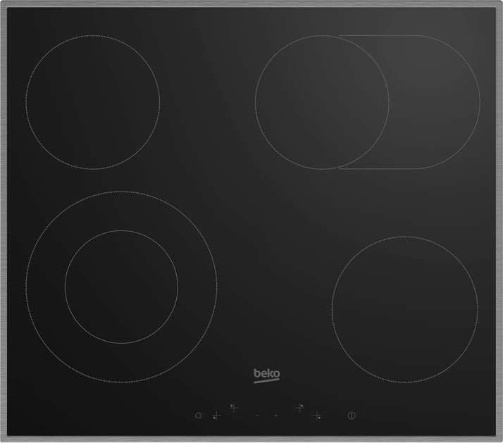 Beko BBSM12320X Backofenset mit Glaskeramikkochfeld