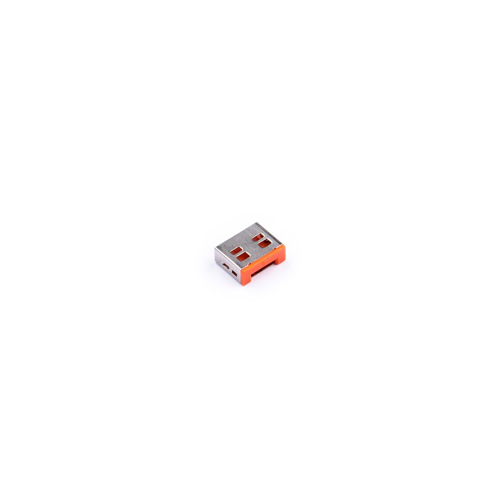 Smart Keeper Basic"USB-A Port" Blocker orange 6 Stk.+Key