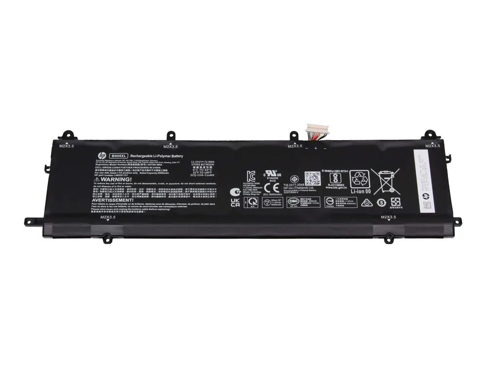 HP 72.9Wh Li-Polymer battery for Spectre X360 15-EB - Battery - Batterie - 3.160 mAh