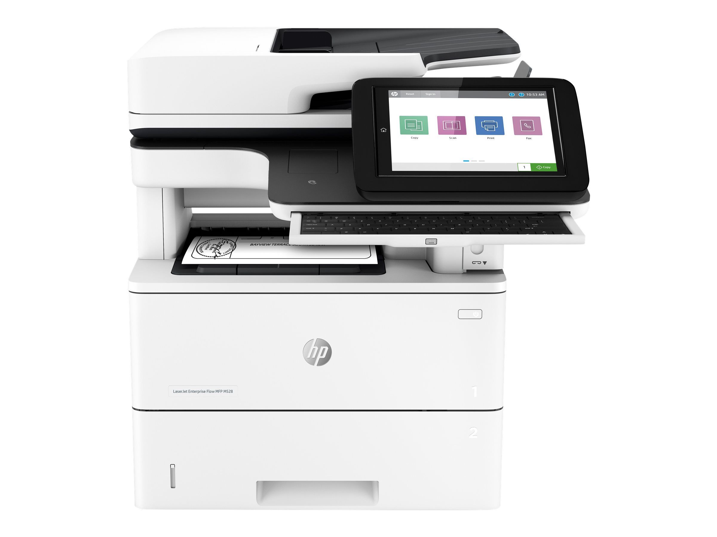 HP LaserJet Enterprise Flow MFP M528z - Multifunktionsdrucker - s/w - Laser - Legal (216 x 356 mm)