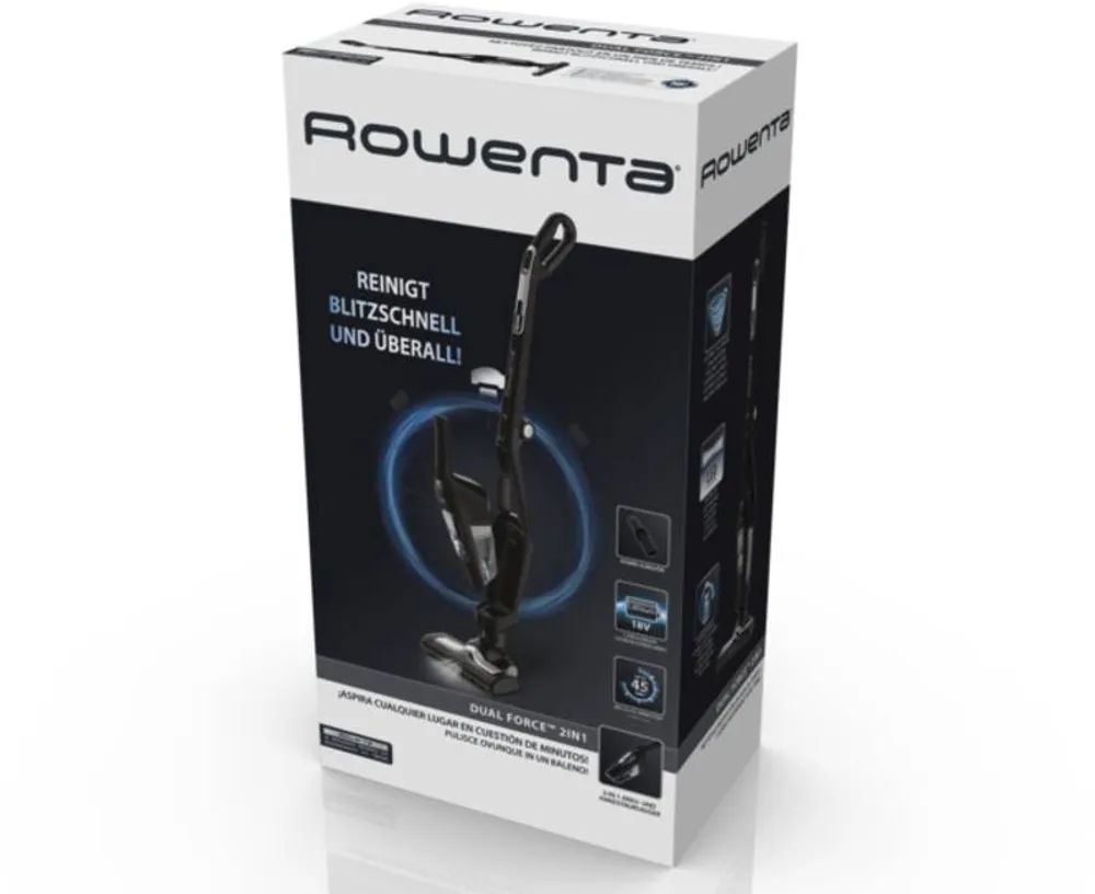 Rowenta Akku-Stielsauger RH6735WH Dual Force 2 in 1