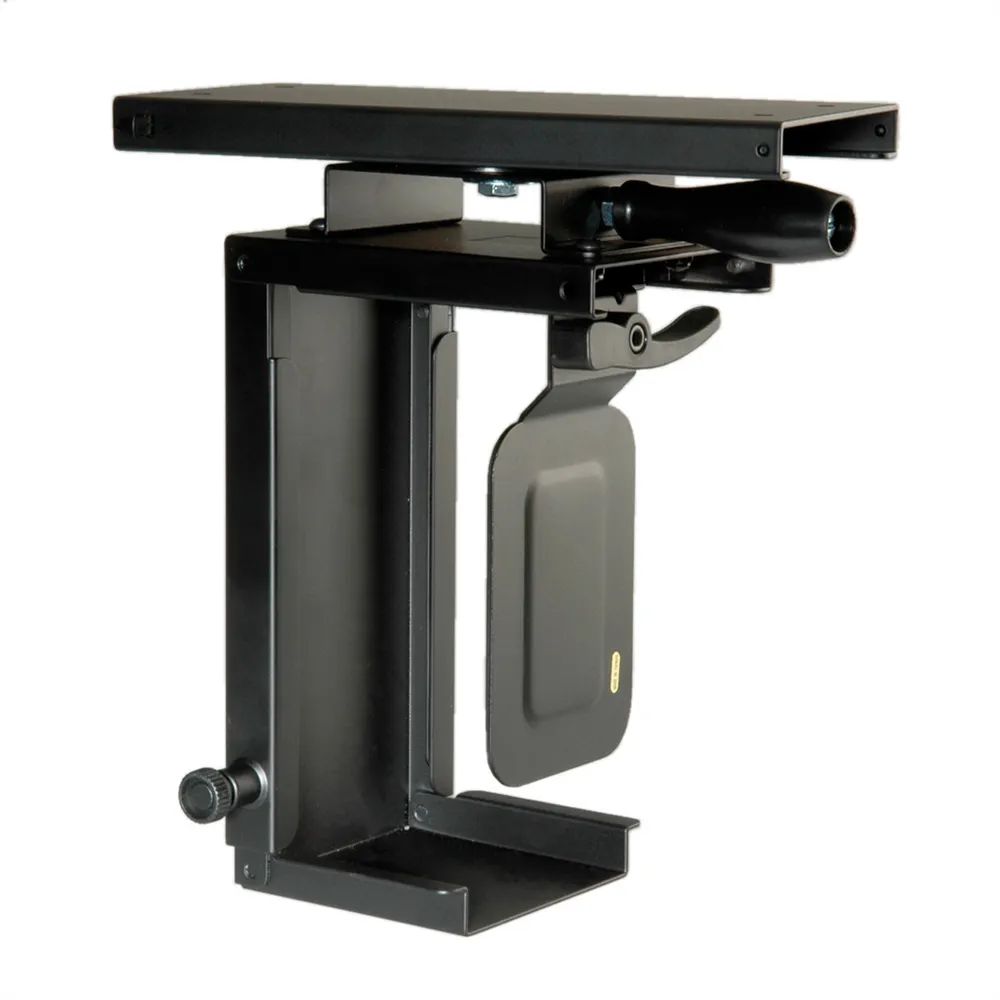 ROLINE Mini-PC-Halterung ausziehbar, drehbar, schwarz