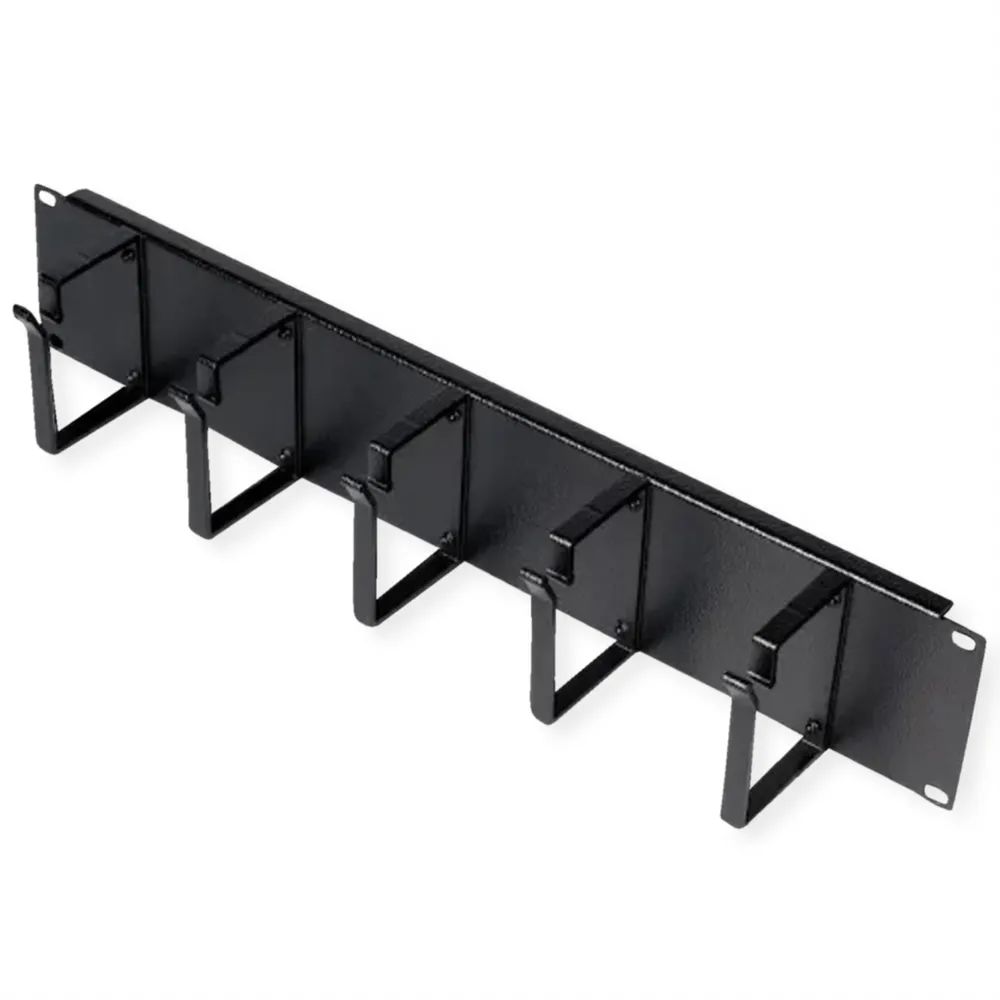 ROLINE Patch Panel - 85 x 60 mm - Jet Black, RAL 9005 - 2U - 48.3 cm (19")