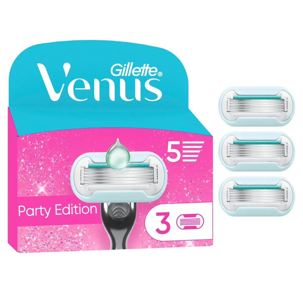 Gillette Venus Pro Smooth Sensitive Party Systemklingen 3er