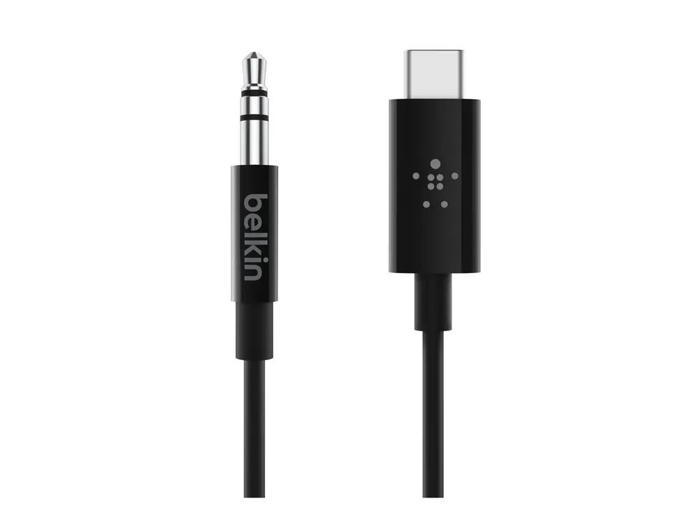 Belkin RockStar - Audiokabel - 24 pin USB-C männlich zu mini-phone stereo 3.5 mm männlich