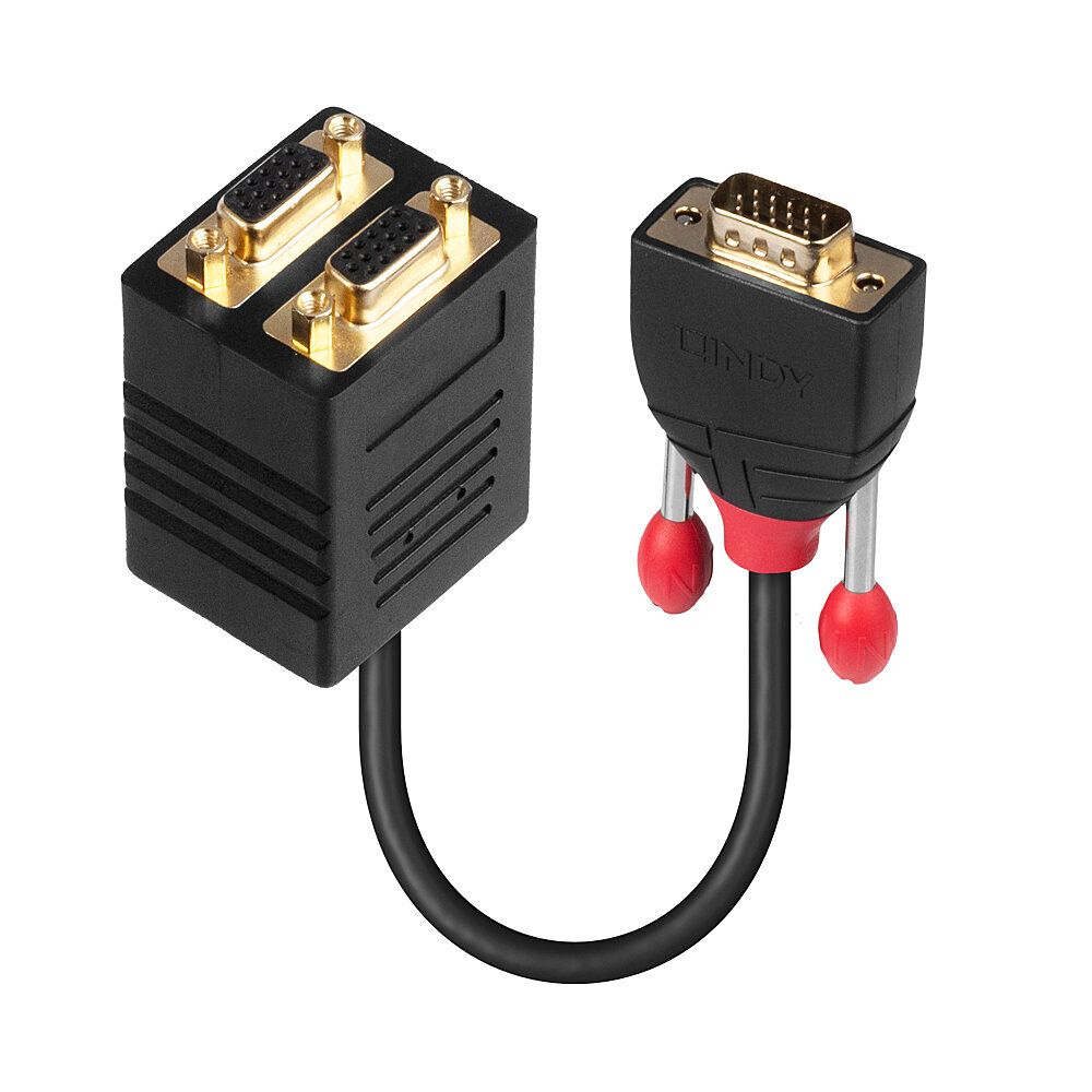 Lindy VGA-Splitter - HD-15 (VGA) (M) zu HD-15 (VGA)