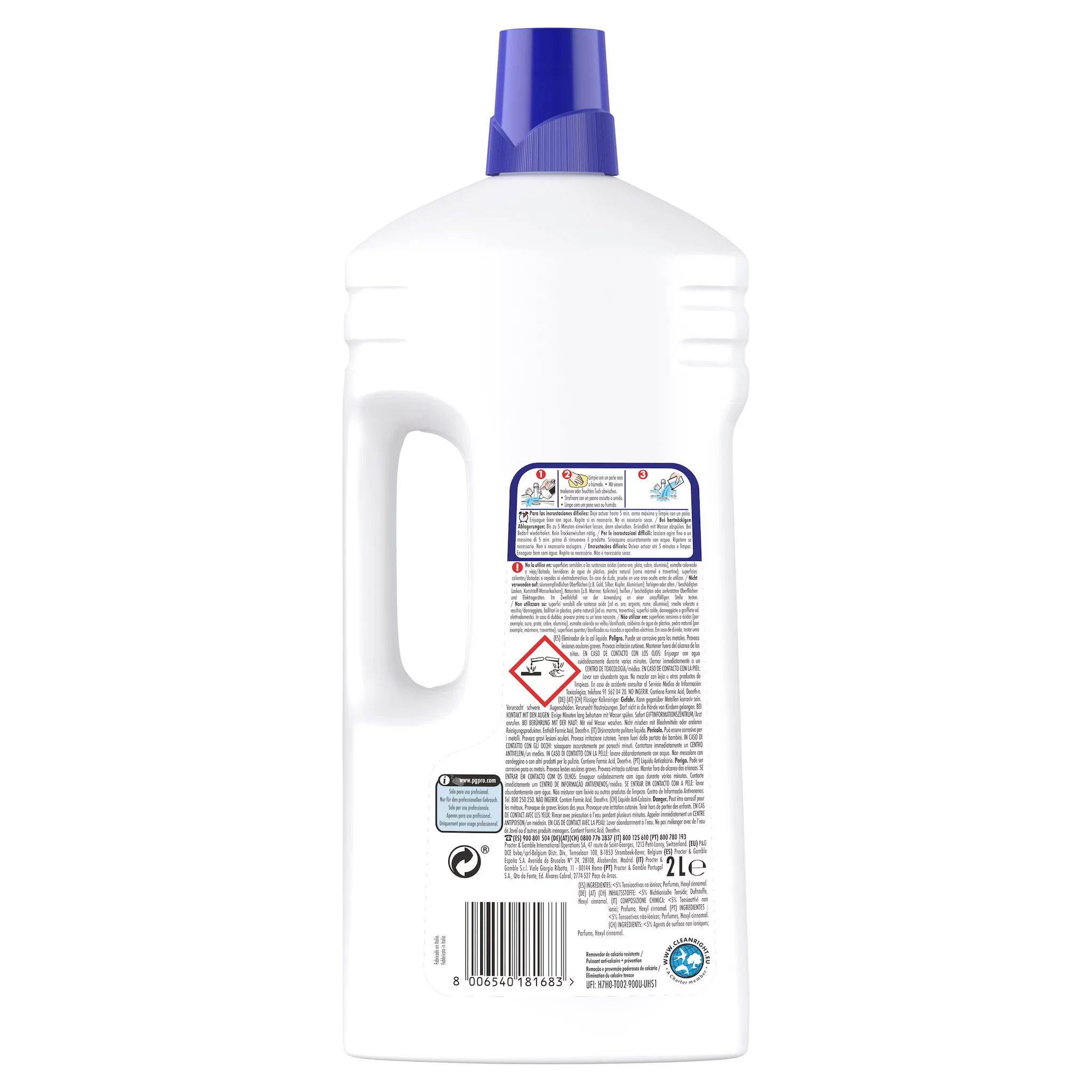 Antikal Professional kraftvoller Kalklöser 2L