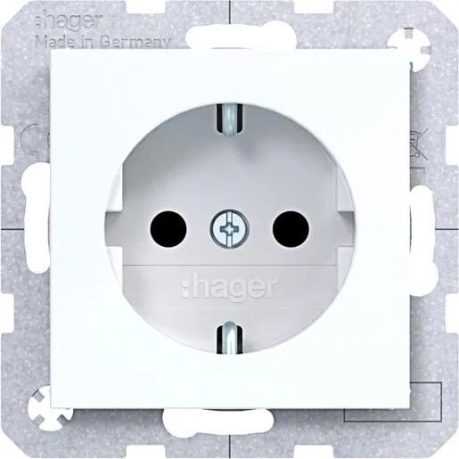 Hager SSD MIT ERHÖHTEM BER.SCHUTZ,LI / HAGERS WAS1200WG BERKER AX/ WAS1200WG