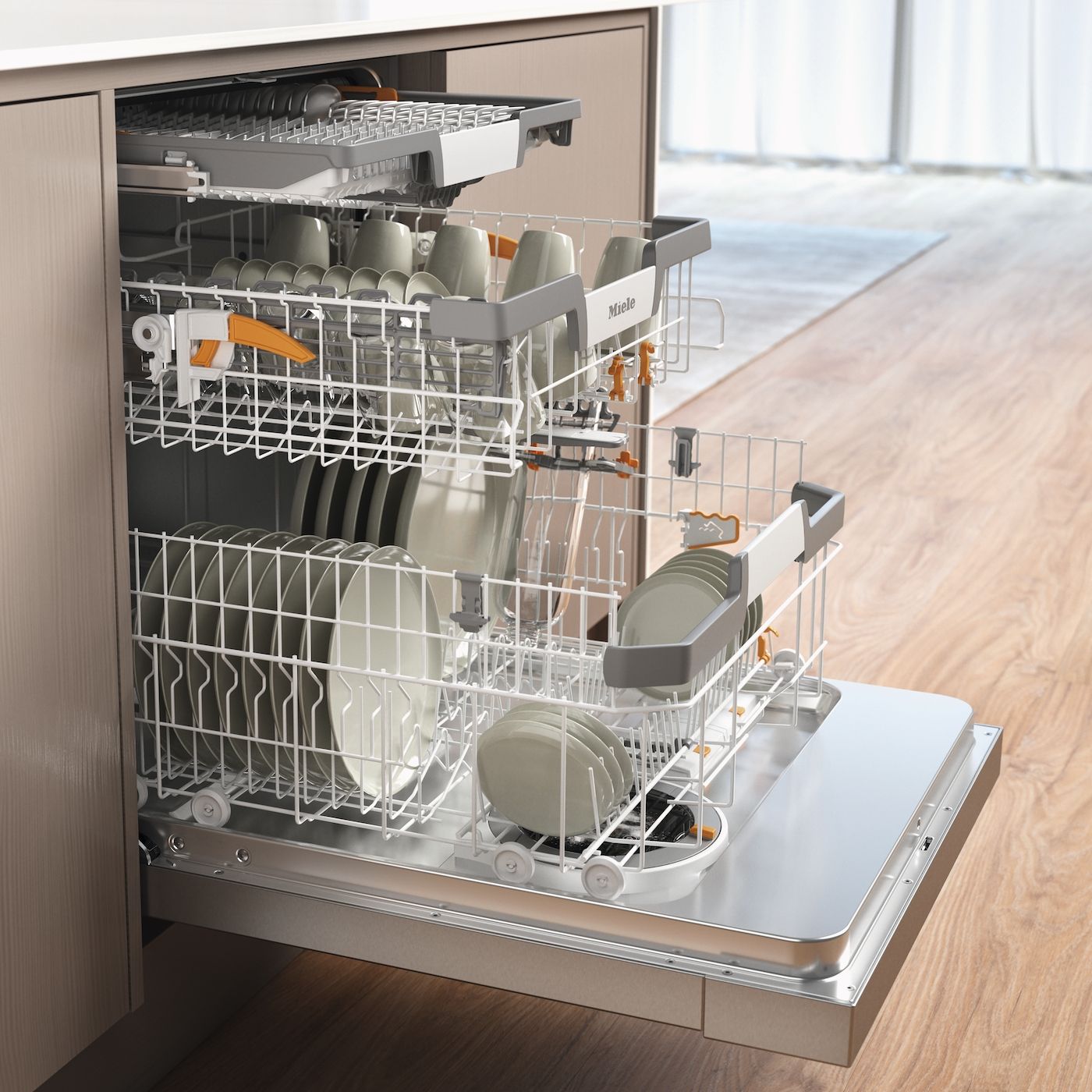 Miele Geschirrspülautomat G 7130 SCU Unterbau/Edelstahl CleanSteel